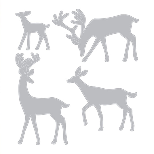 Sizzix • tim holtz thinlits die set darling deer 4pcs