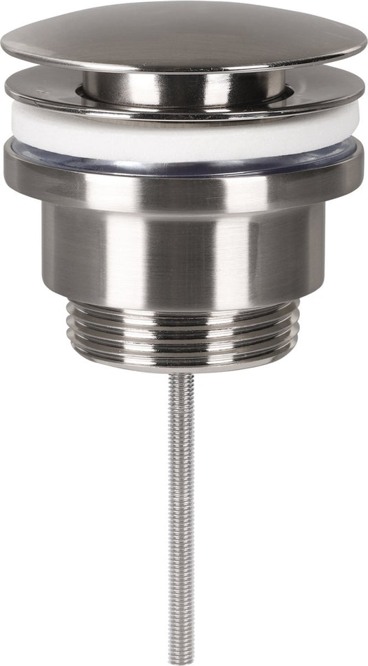 Differnz design afvoerplug mat chroom