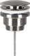 Differnz design afvoerplug mat chroom