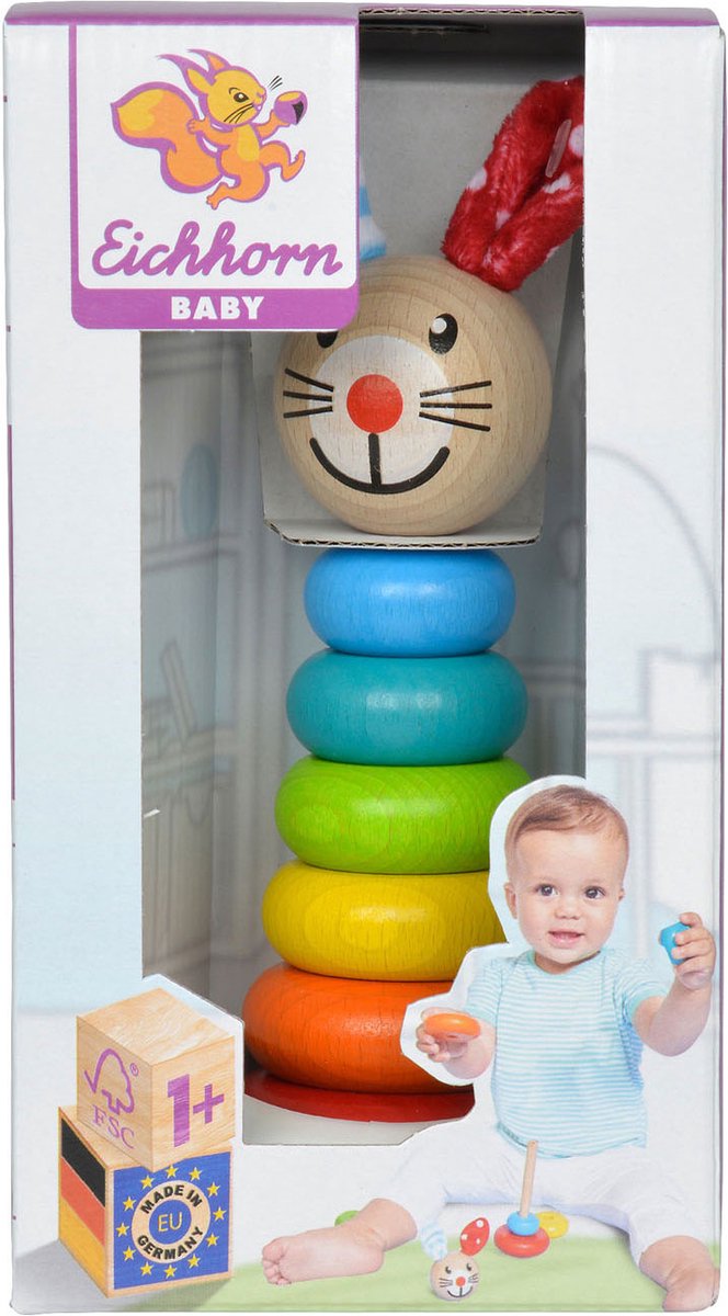 Load image into Gallery viewer, Eichhorn heros baby, steckfigur maus
