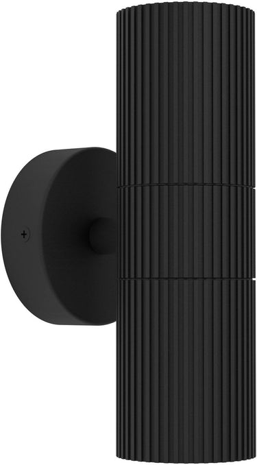 Eglo tomelloso wandlamp buiten - gu10 - 20 cm - zwart