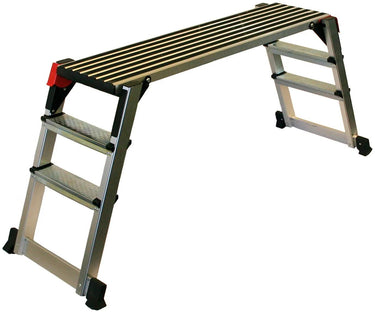 Busching veiligheidsloopplatform alu working platform alu l hinged anti-slip