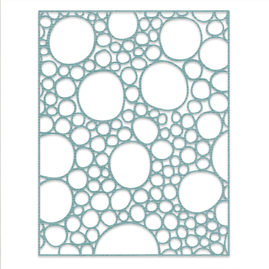 Sizzix • tim holtz thinlits die bubbling