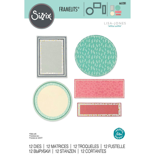 Sizzix • framelits die set frames borders by lisa jones