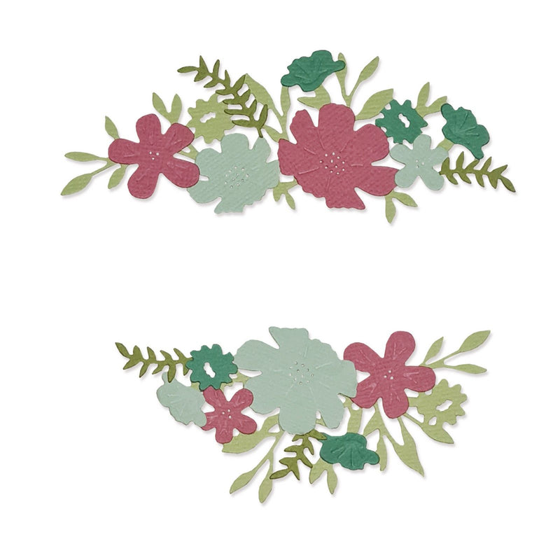 Load image into Gallery viewer, Sizzix • thinlits die set wild blossom borders by lisa jones
