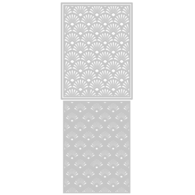 Load image into Gallery viewer, Sizzix • thinlits die set 3pk layered geo shells
