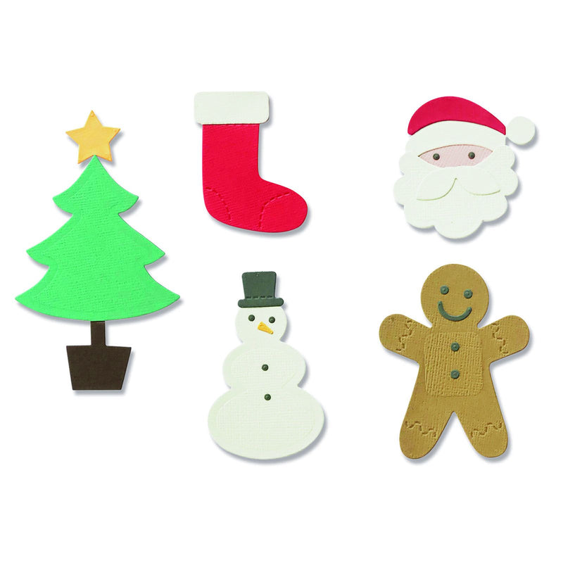 Load image into Gallery viewer, Sizzix • thinlits die set basic christmas shapes
