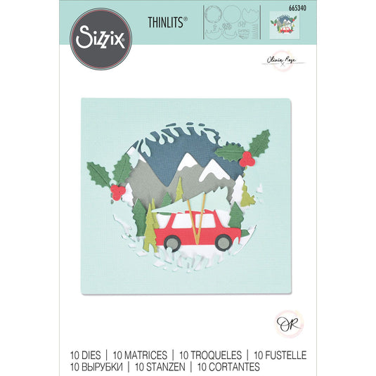 Sizzix • thinlits die set winter woodland
