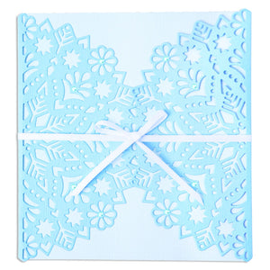 Sizzix • thinlits die snowflake wrap
