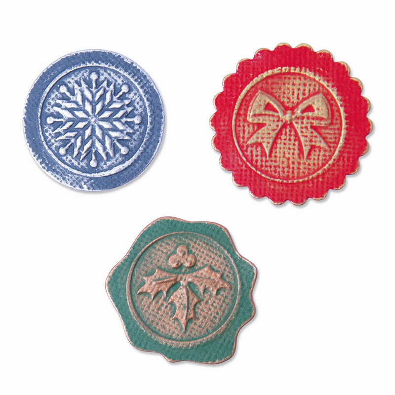 Load image into Gallery viewer, Sizzix • switchlits embossing folder seasonal seals
