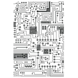 Sizzix • tim holtz multi-level texture fades embossing folder circuit