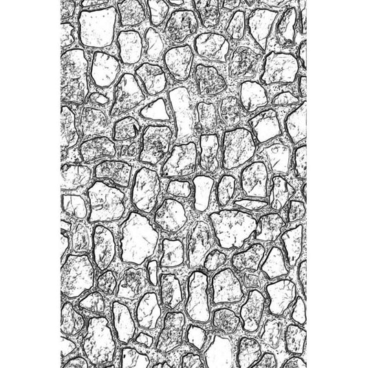 Sizzix • tim holtz 3-d texture fades embossing folder cobblestone