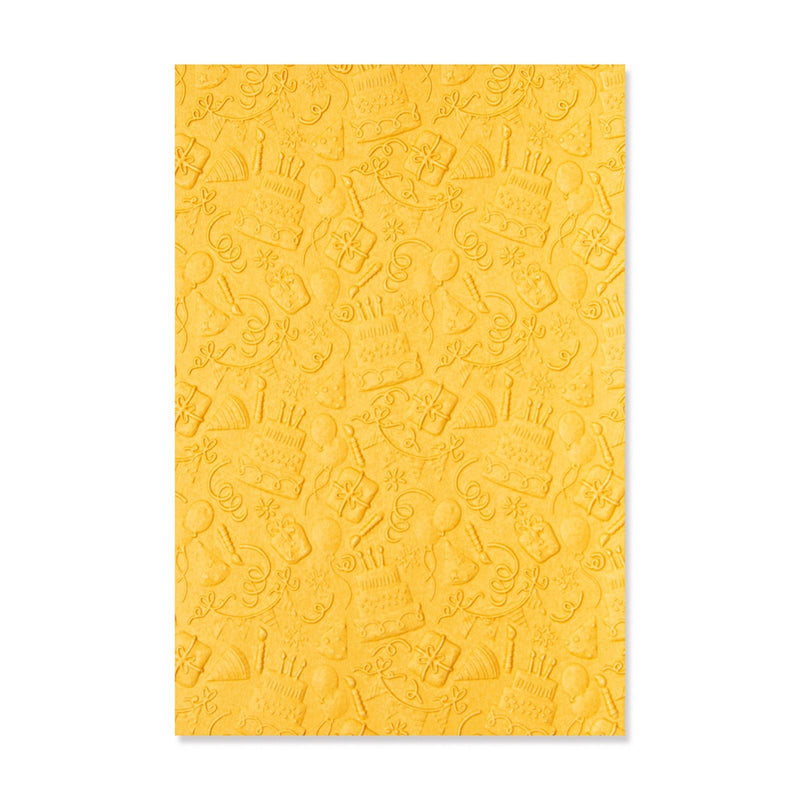 Load image into Gallery viewer, Sizzix • 3-d textured impressions embossing folder celebrate
