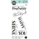 Sizzix • clear stamps sunnyside sentiments #1