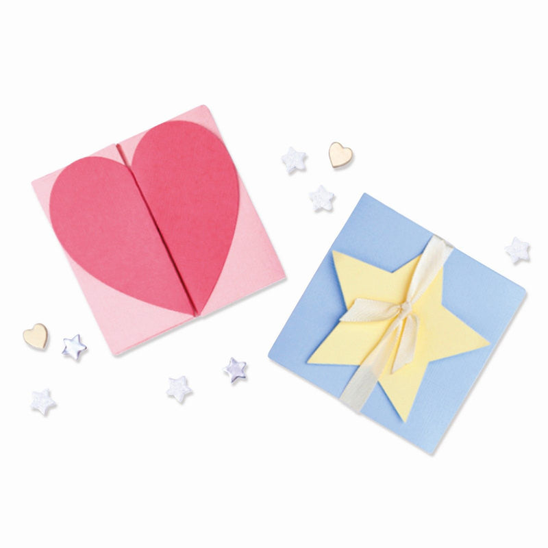Load image into Gallery viewer, Sizzix • thinlits snijmal heart star card box
