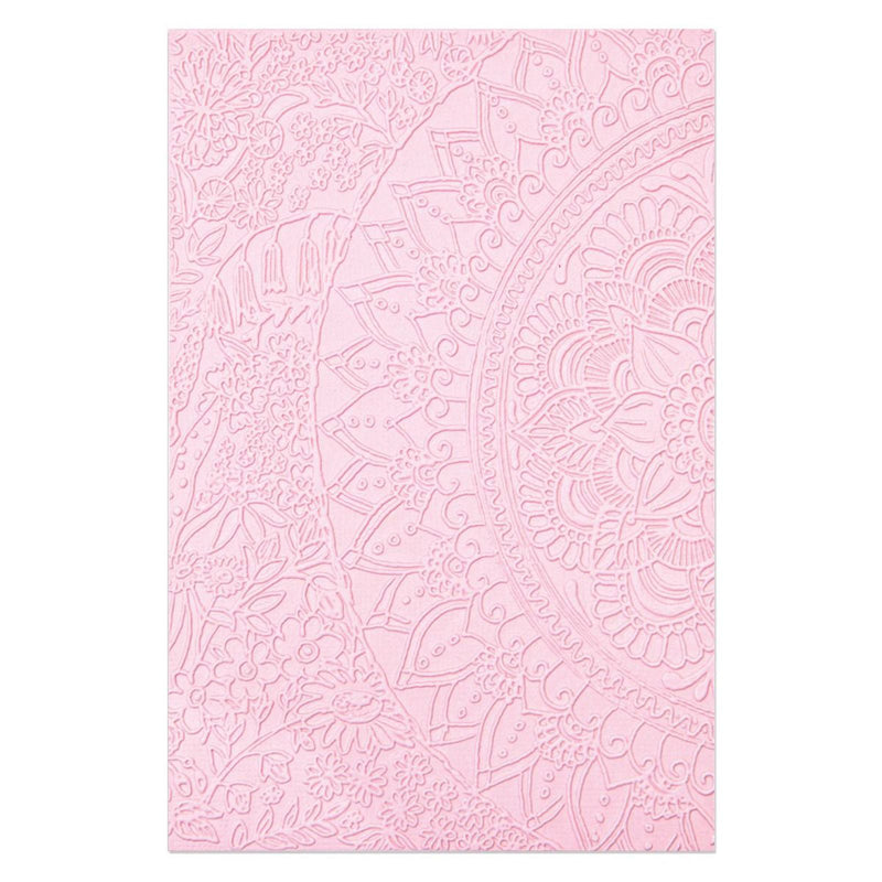 Load image into Gallery viewer, Sizzix • 3-d textured impressions embossing folder half mandala
