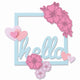 Sizzix • framelits die set 8pieces 6pieces stamps floral hello