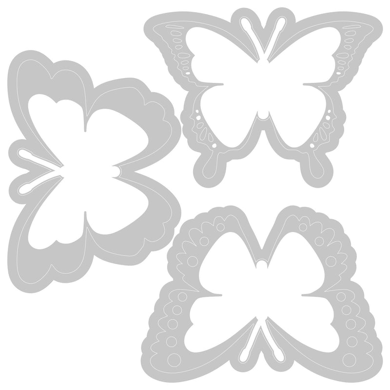 Load image into Gallery viewer, Sizzix • switchlits embossing folder detailed butterflies

