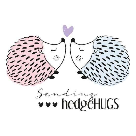 Sizzix • layered clear stamps set hedgehugs 11pieces