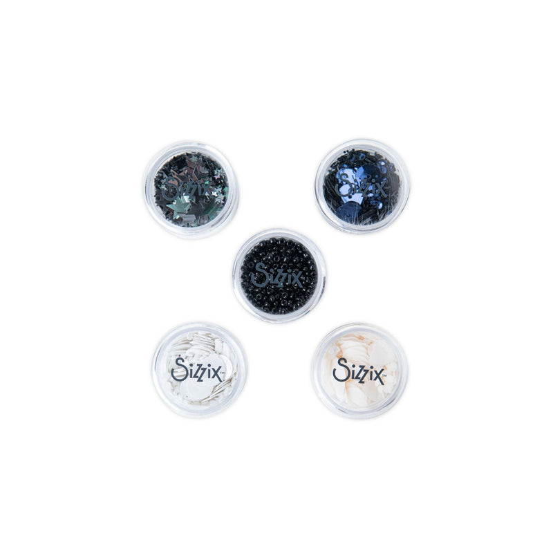 Load image into Gallery viewer, Sizzix • making essential sequins beads neutrals
