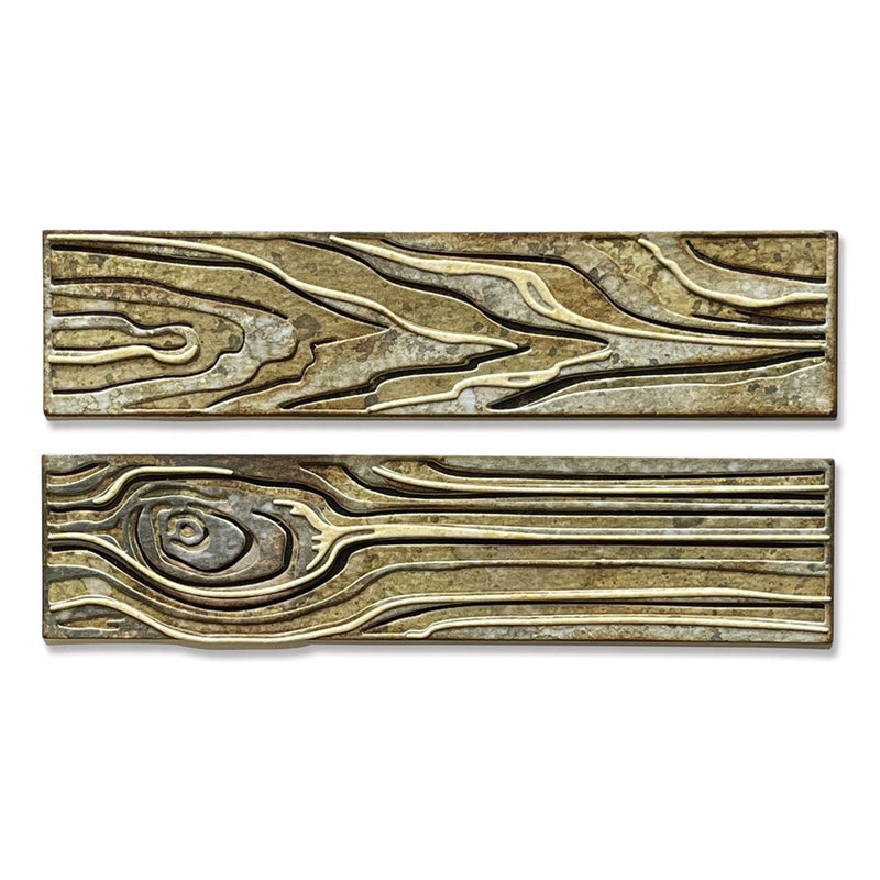 Load image into Gallery viewer, Sizzix • tim holtz thinlits die set woodgrain colorize 7pcs
