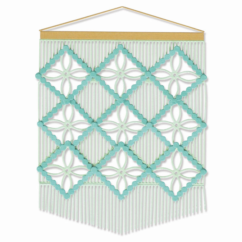 Load image into Gallery viewer, Sizzix • thinlits die set macramé card front 9pieces
