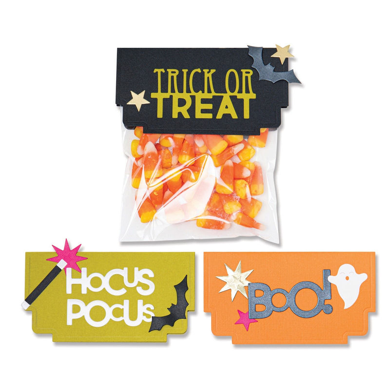 Load image into Gallery viewer, Sizzix • thinlits die set halloween toppers
