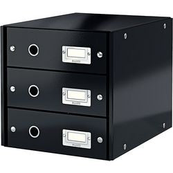 Leitz ladekastje click store 3 laden zwart