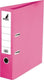 Kangaro ordner - a4 - 2-rings - roze - rugbreedte 75mm