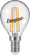 Energizer energiezuinige filament led kogellamp - e14 - 5 watt - warmwit licht - dimbaar - 1 stuk