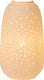 Lucide flores - tafellamp - ø 14,1 cm - 1xe14 - wit - japandi