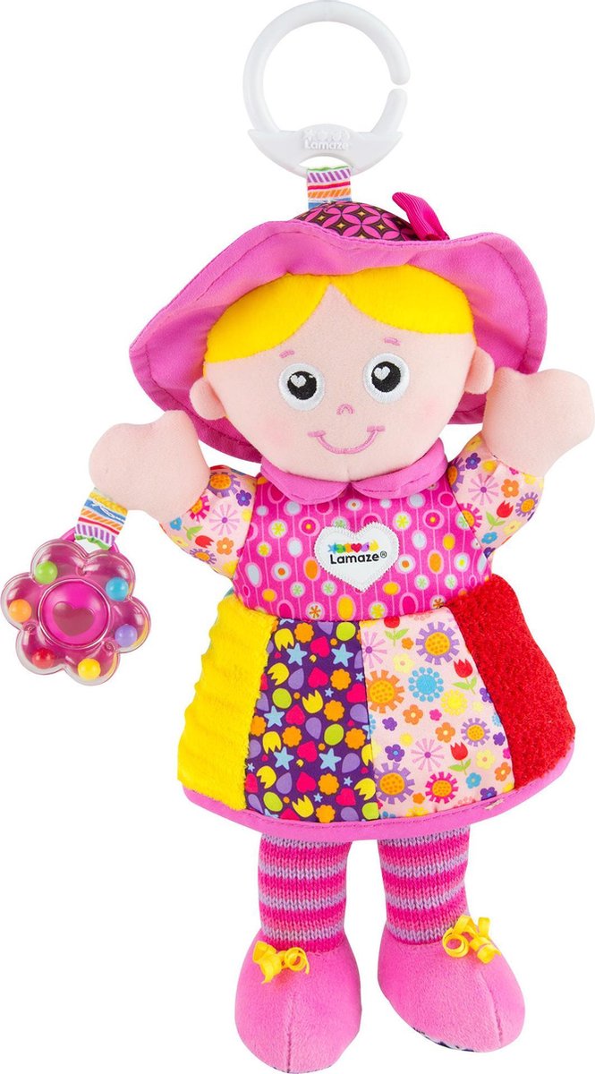 Load image into Gallery viewer, Lamaze mijn vriendin emily - grijp- en bijtspeelgoed - educatief babyspeelgoed - knuffel - spelen en ontdekken
