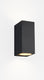 Trio roya - wandlamp - antraciet - excl. 2x gu10 4,9w - buitenverlichting - ip44