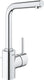 Grohe concetto l wastafelkraan - lood- en nikkelvrij water - hoge uitloop - met klikwaste - chroom - 23851003