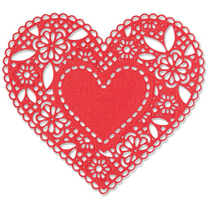 Sizzix • thinlits die set doily heart
