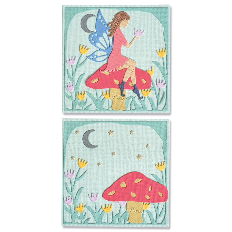 Load image into Gallery viewer, Sizzix • thinlits die set fairy scene
