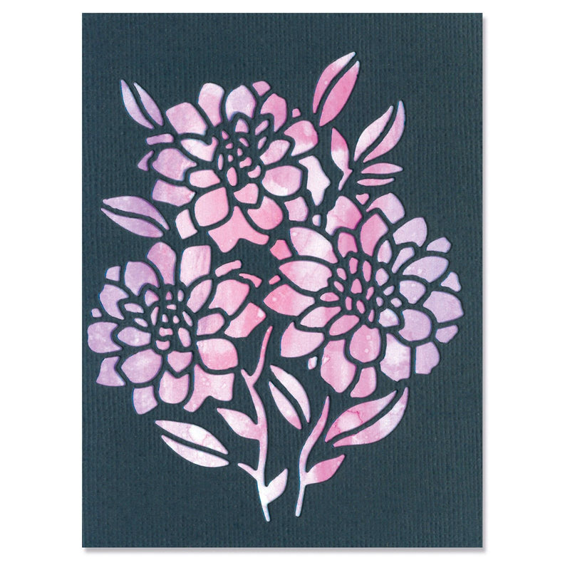 Load image into Gallery viewer, Sizzix • thinlits die set negative florals
