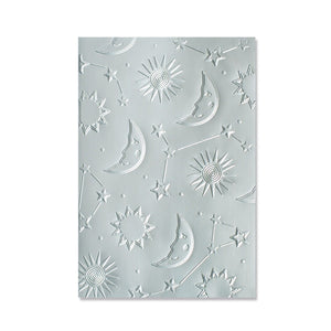 Sizzix • multi-level textured impressions embossing folder moon light