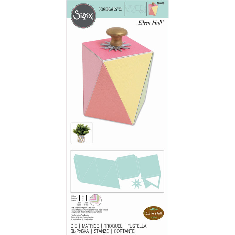Load image into Gallery viewer, Sizzix • scoreboards xl die geometric box
