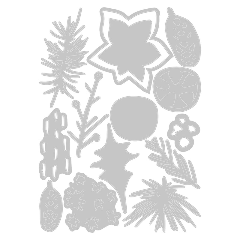 Load image into Gallery viewer, Sizzix • tim holtz thinlits die set modern festive 14pcs
