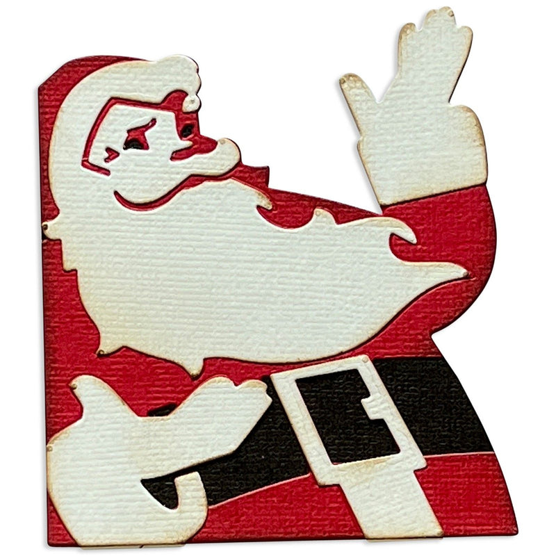 Load image into Gallery viewer, Sizzix • tim holtz thinlits die set retro santa 6pcs
