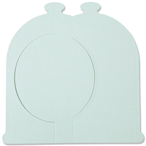 Sizzix • thinlits die set card, bell jar by jen long