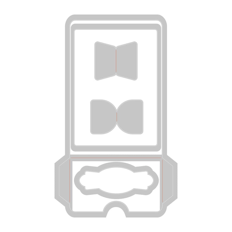 Load image into Gallery viewer, Sizzix • thinlits die set library pocket atc card tabs 5stuks
