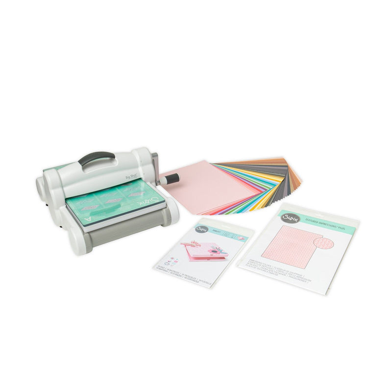 Load image into Gallery viewer, Sizzix • big shot plus a4 starter kit white gray
