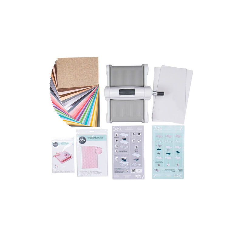 Load image into Gallery viewer, Sizzix • big shot plus a4 starter kit white gray
