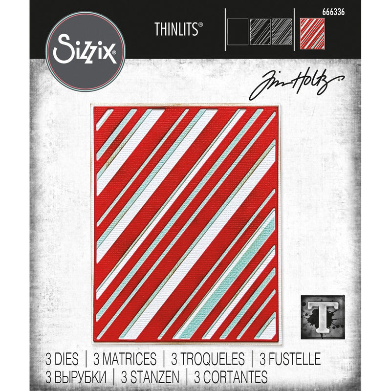 Load image into Gallery viewer, Sizzix • tim holtz thinlits die set layered stripes
