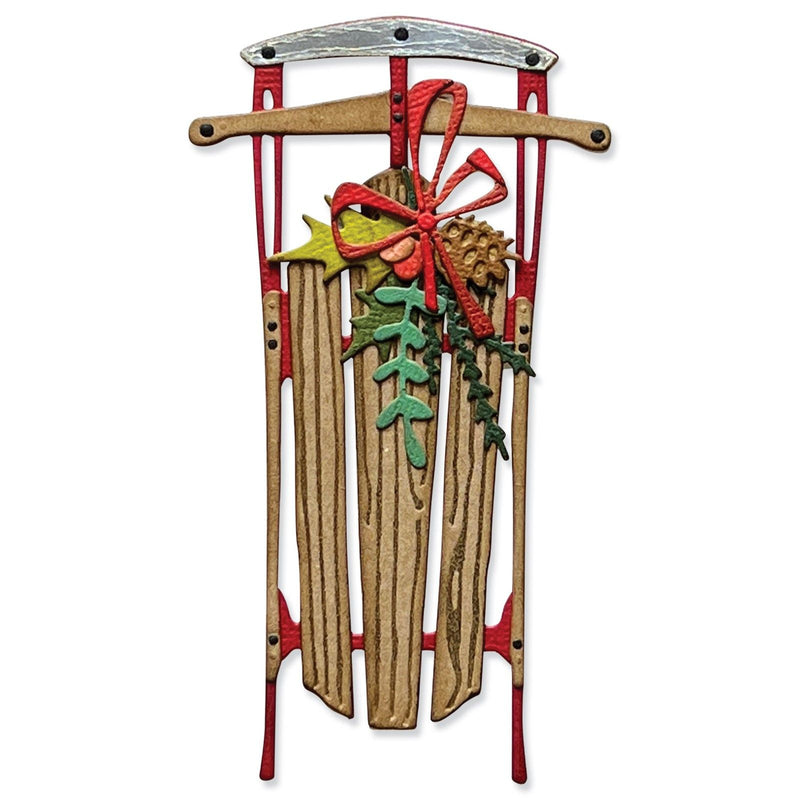 Load image into Gallery viewer, Sizzix • tim holtz thinlits die set vintage sled
