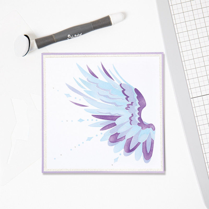 Load image into Gallery viewer, Sizzix • layered stencils wings
