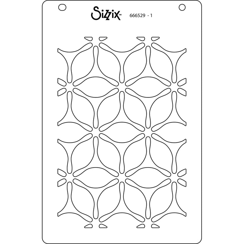 Load image into Gallery viewer, Sizzix • layered stencils a6 defined petals 4pcs
