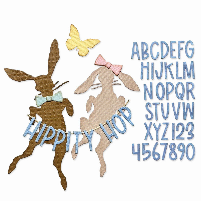 Load image into Gallery viewer, Sizzix • tim holtz thinlits die set vault hippity hop
